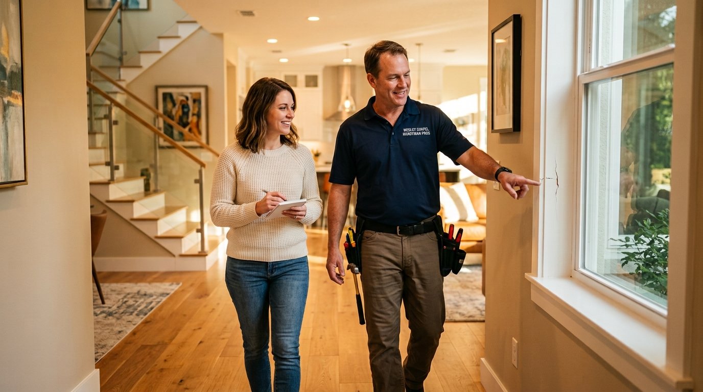 General handyman work work in a Wesley Chapel home
